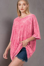 Washed Cotton Oversized Tee
