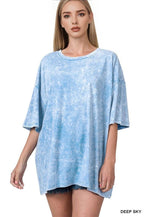 Washed Cotton Oversized Tee
