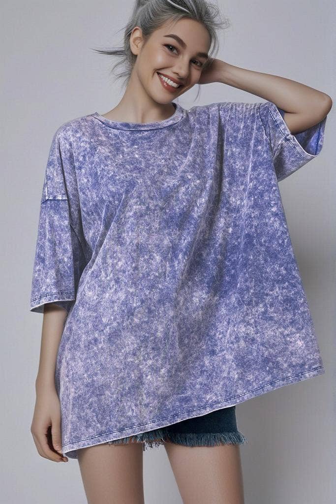 Washed Cotton Oversized Tee