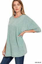 Washed Cotton Oversized Tee